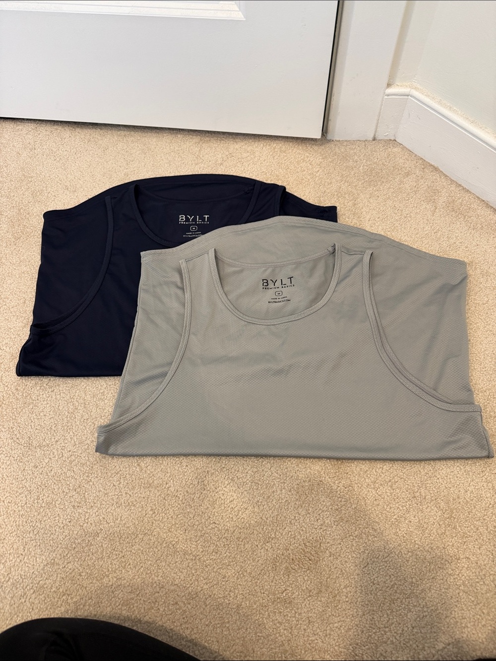 Mens Bylt Gray Performance Tank Top